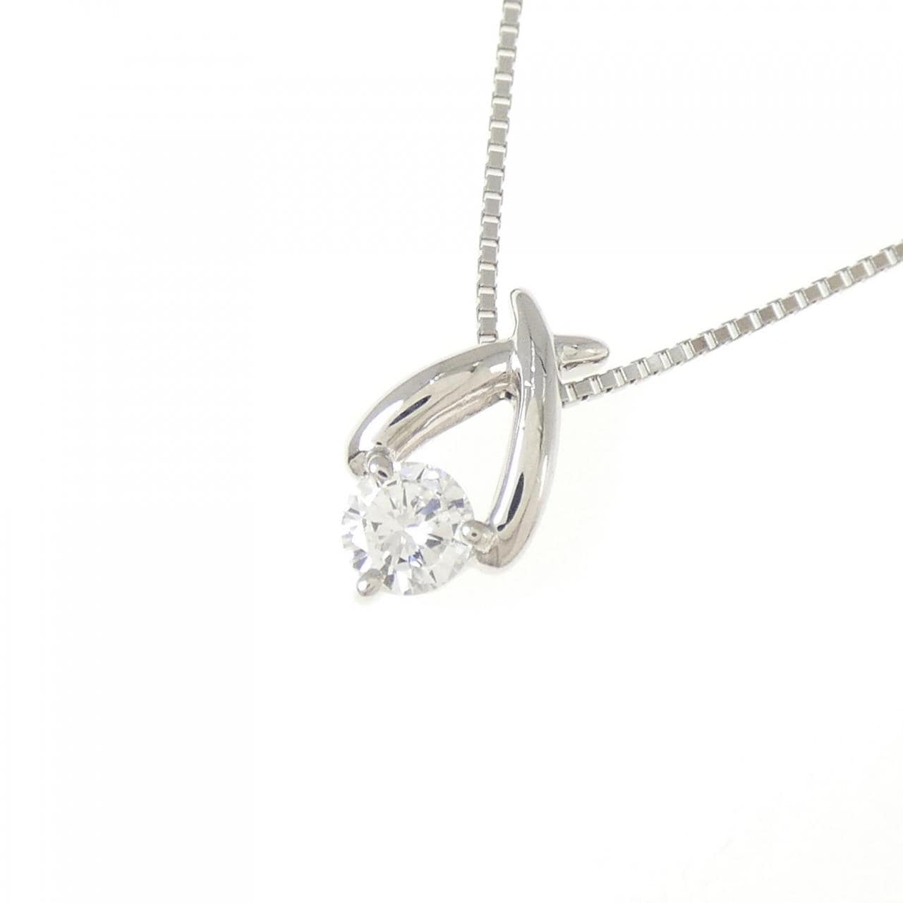 PT900/PT850 ダイヤモンド ネックレス 0.22CT