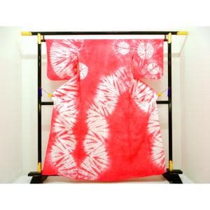 【新品】女ゆかた　絞り加工