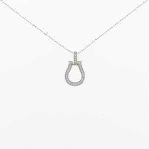 【新品】PT900/PT850 ダイヤモンド ネックレス 0.20CT