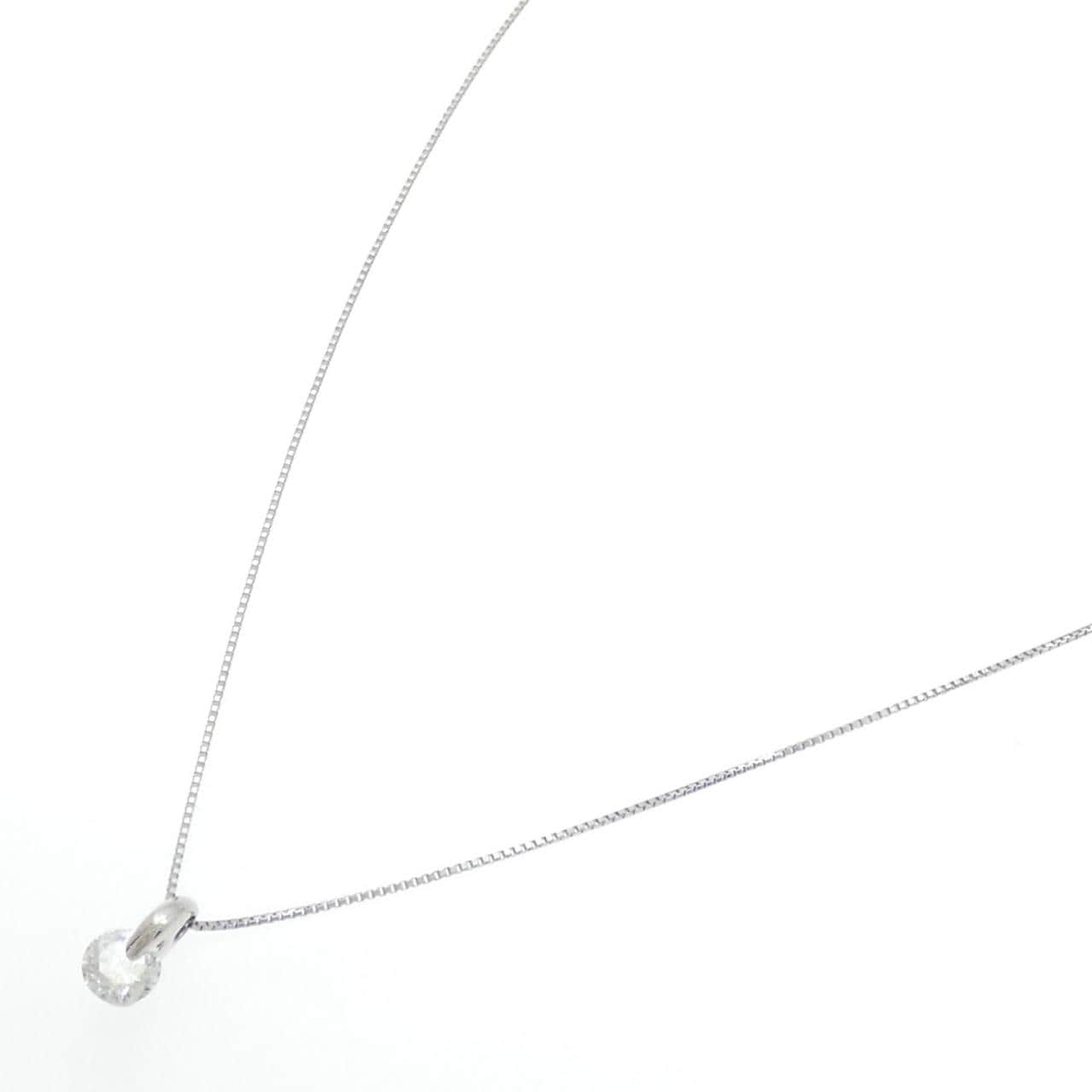 PT900/PT850 ダイヤモンド ネックレス 0.336CT