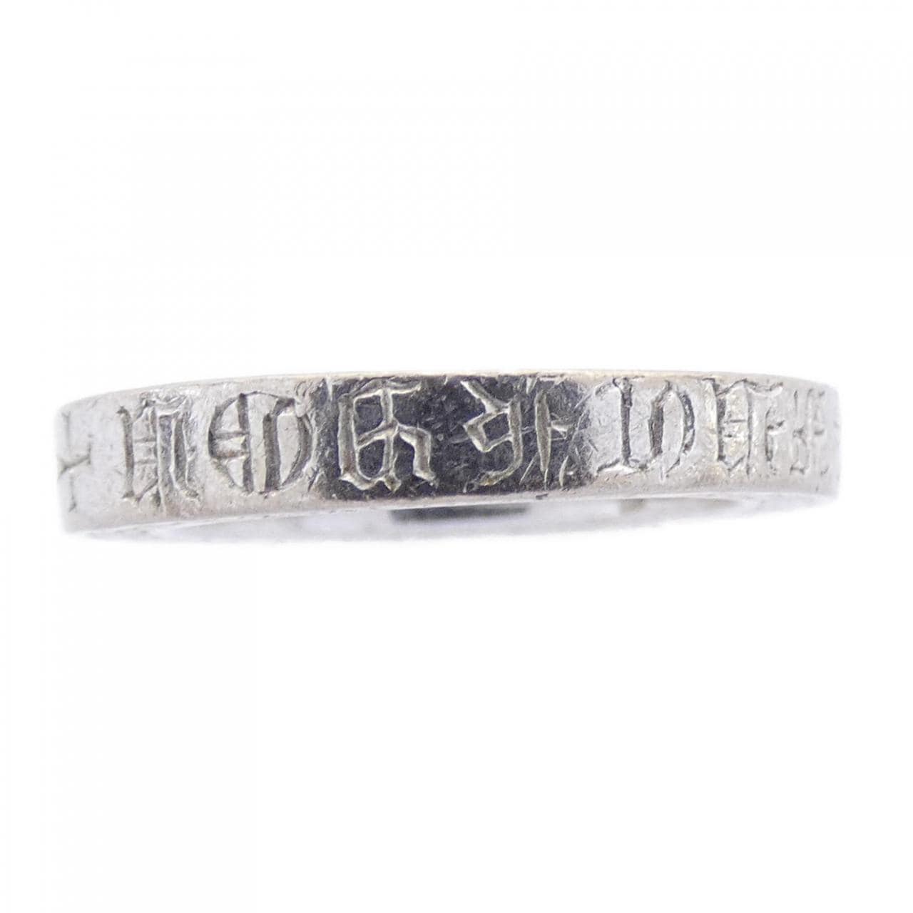 クロムハーツ CHROME HEARTS WG SPCR 3MM F**K 2373 304 9501 RING