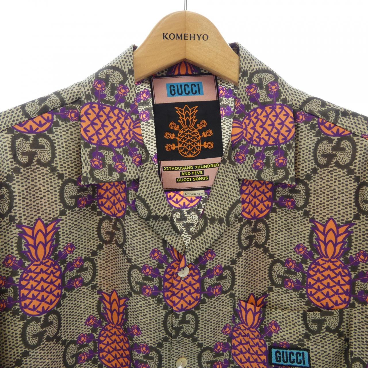 グッチ GUCCI 22THOUSAND 7HUNDRED AND FIVE GUCCI SONG 669202 ZAIEJ S／Sシャツ