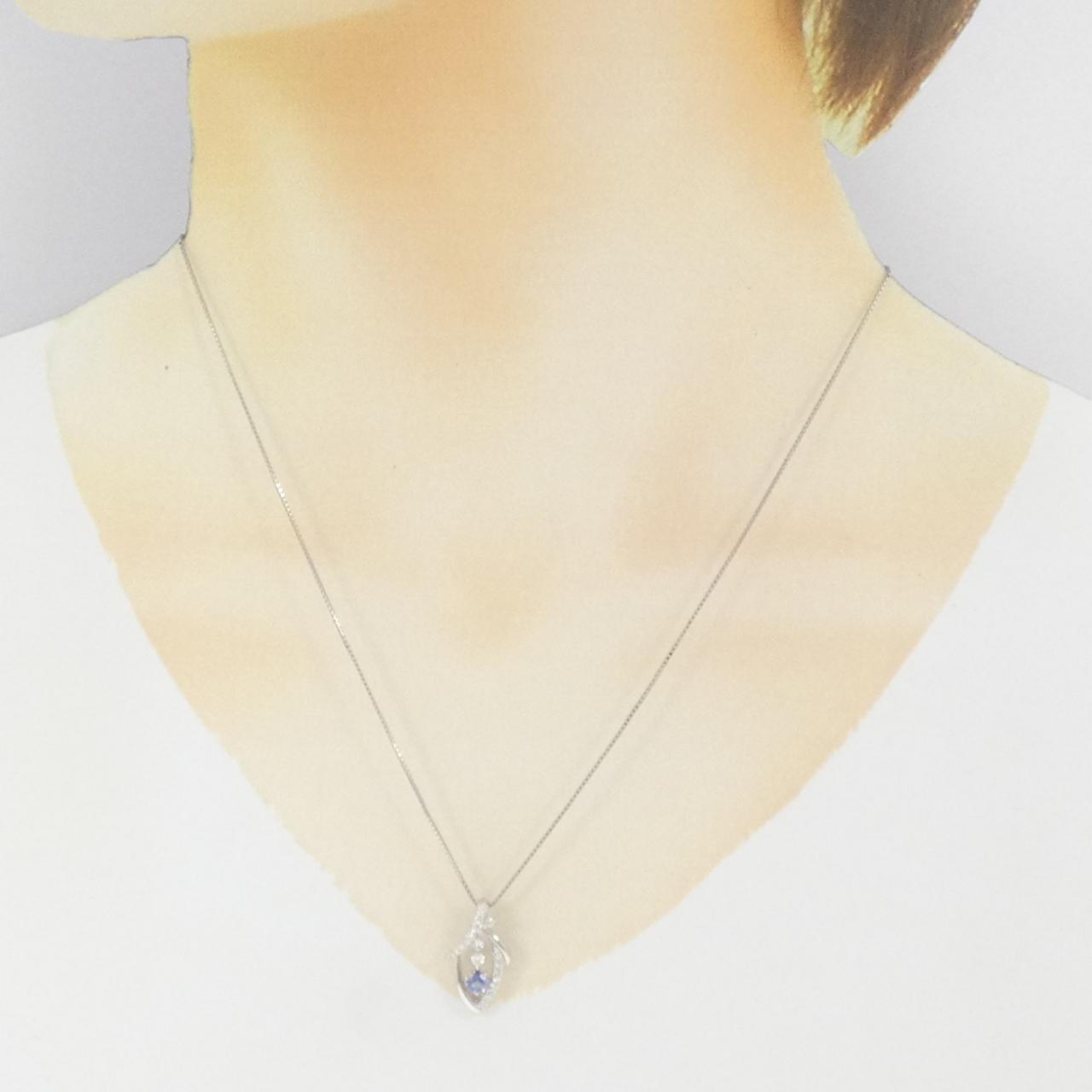 PT900/PT850紅石項鏈0.191CT