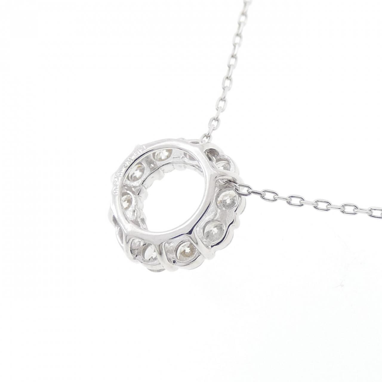 K18WG ダイヤモンド ネックレス 0.30CT