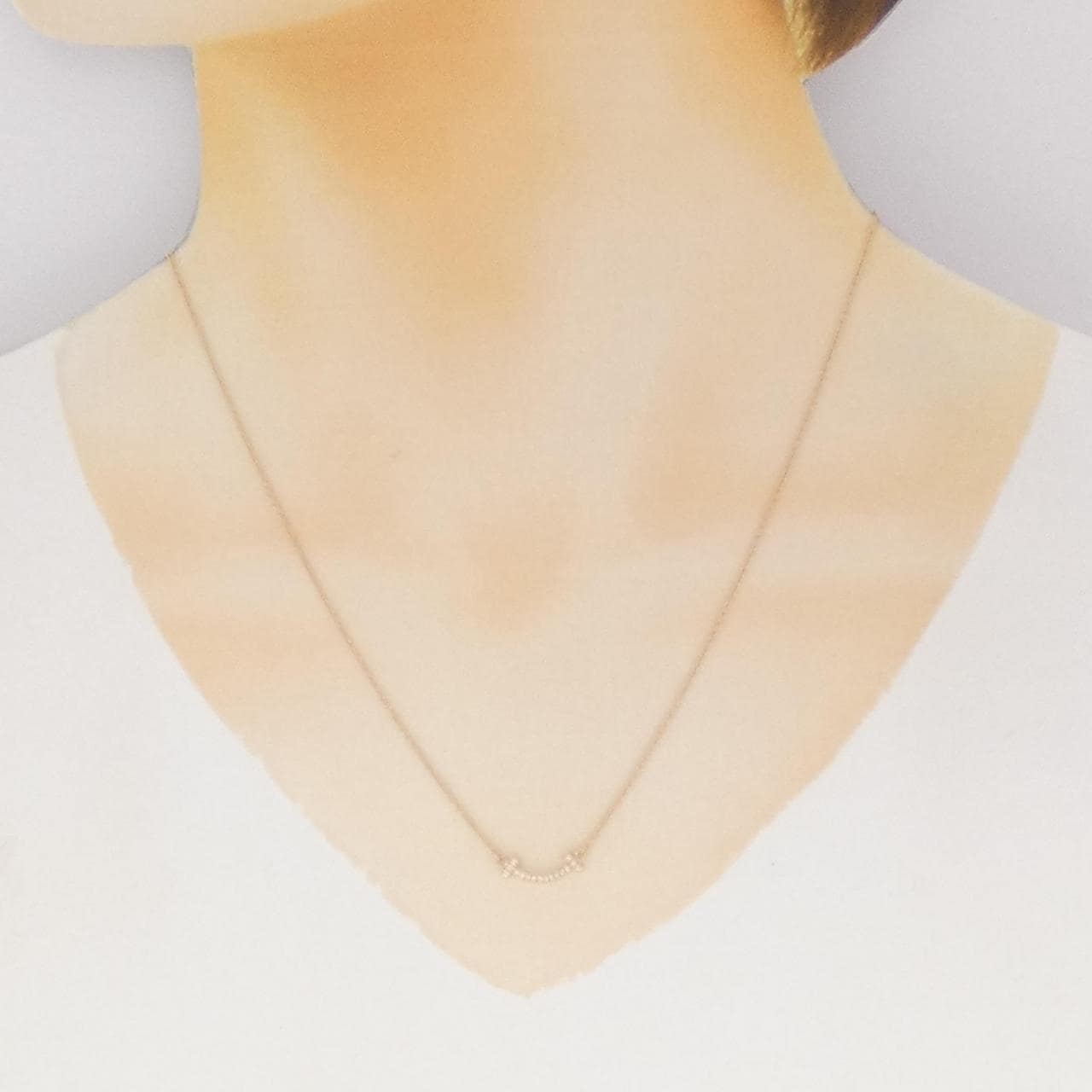 ティファニー Tスマイル ミニ ネックレス