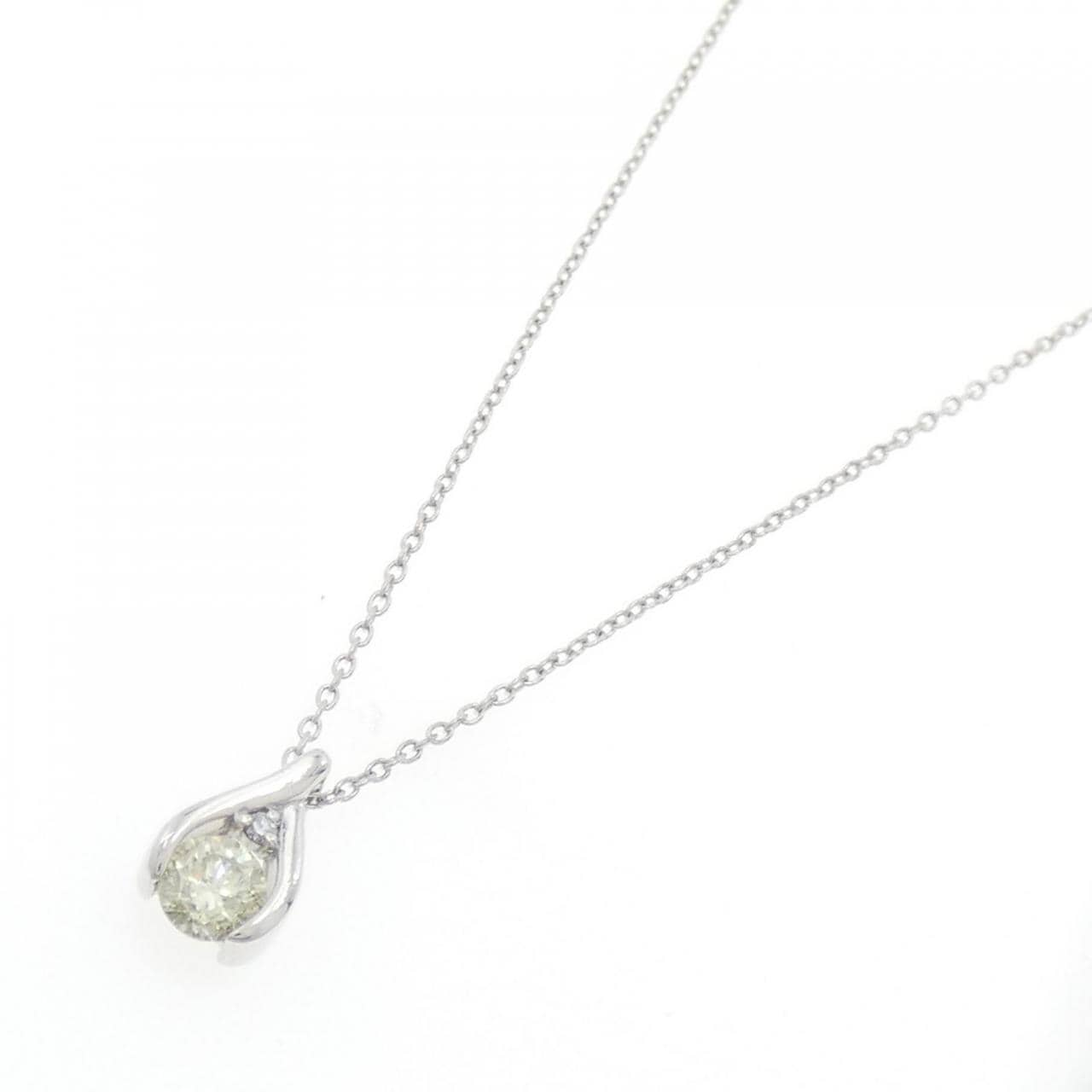 K18WG ダイヤモンド ネックレス 0.312CT