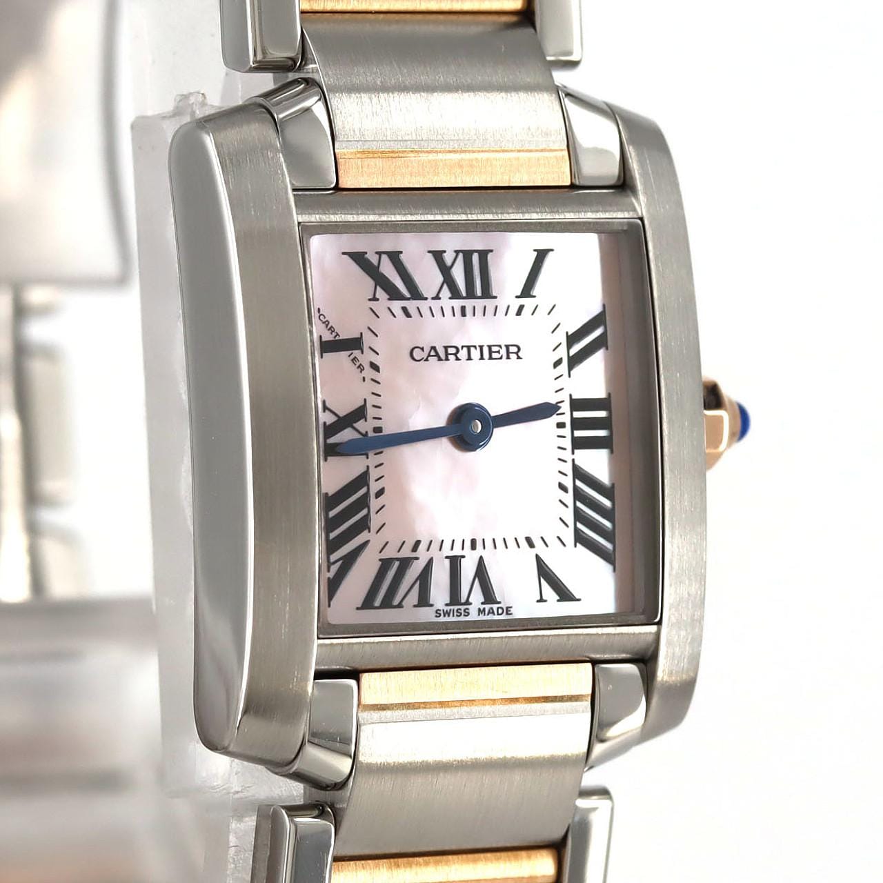 カルティエ タンクフランセーズSM PGコンビ W51027Q4 SSxPG クォーツ