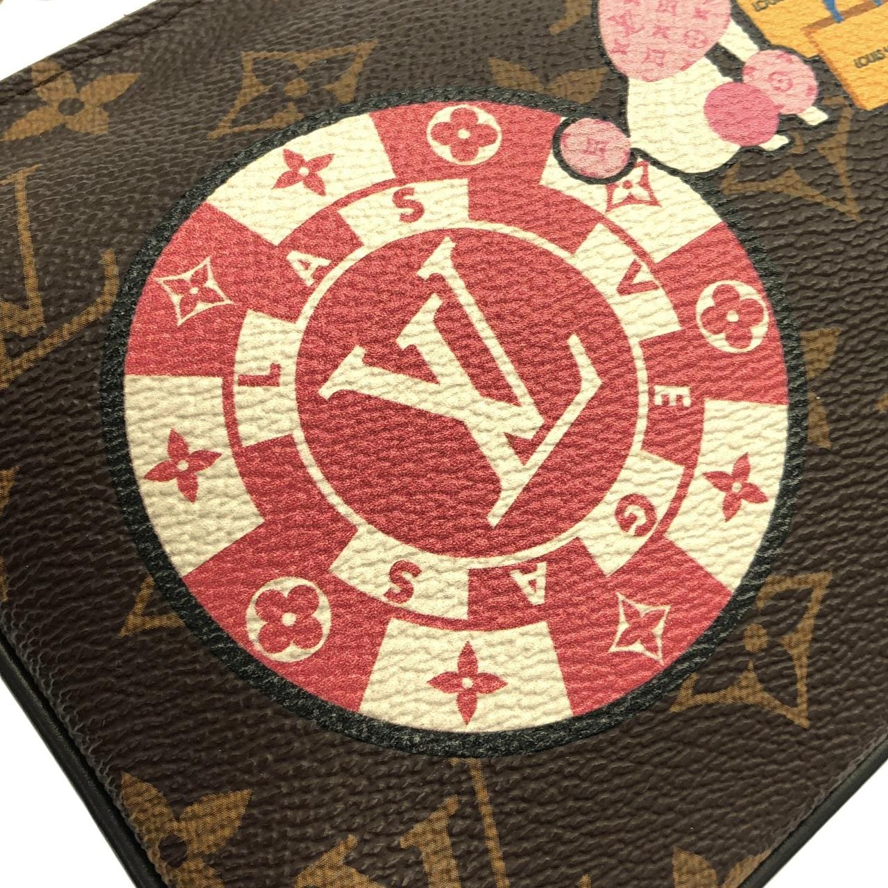 ルイヴィトン モノグラム(マイ LVワールドツアー) ポシェット ドゥーブル ジップ P01129 ショルダーバッグ