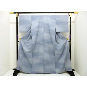 【未使用品】小紋　ボカシ染　身幅３ｌ寸
