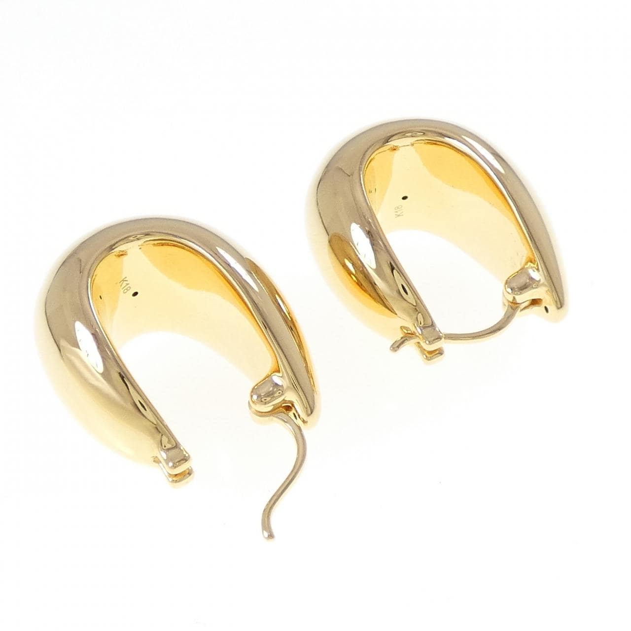 K18YG earrings