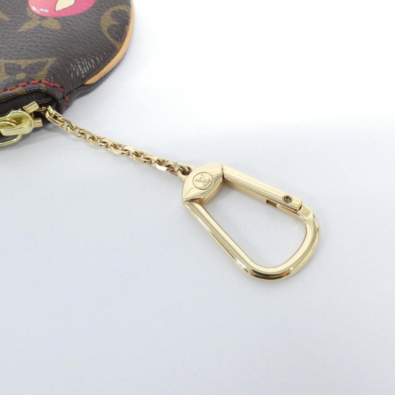 ルイヴィトン モノグラム チェリー ポルト モネ ロン M95043 コインケース