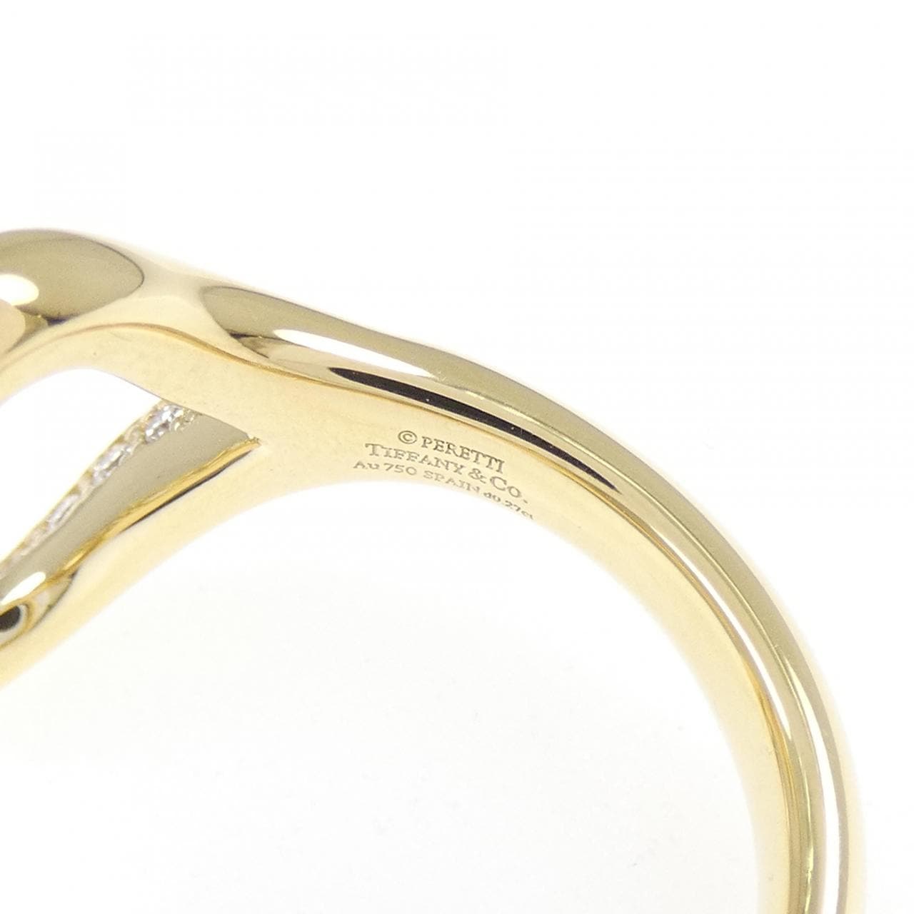 ティファニー オープンハート リング 0.27CT