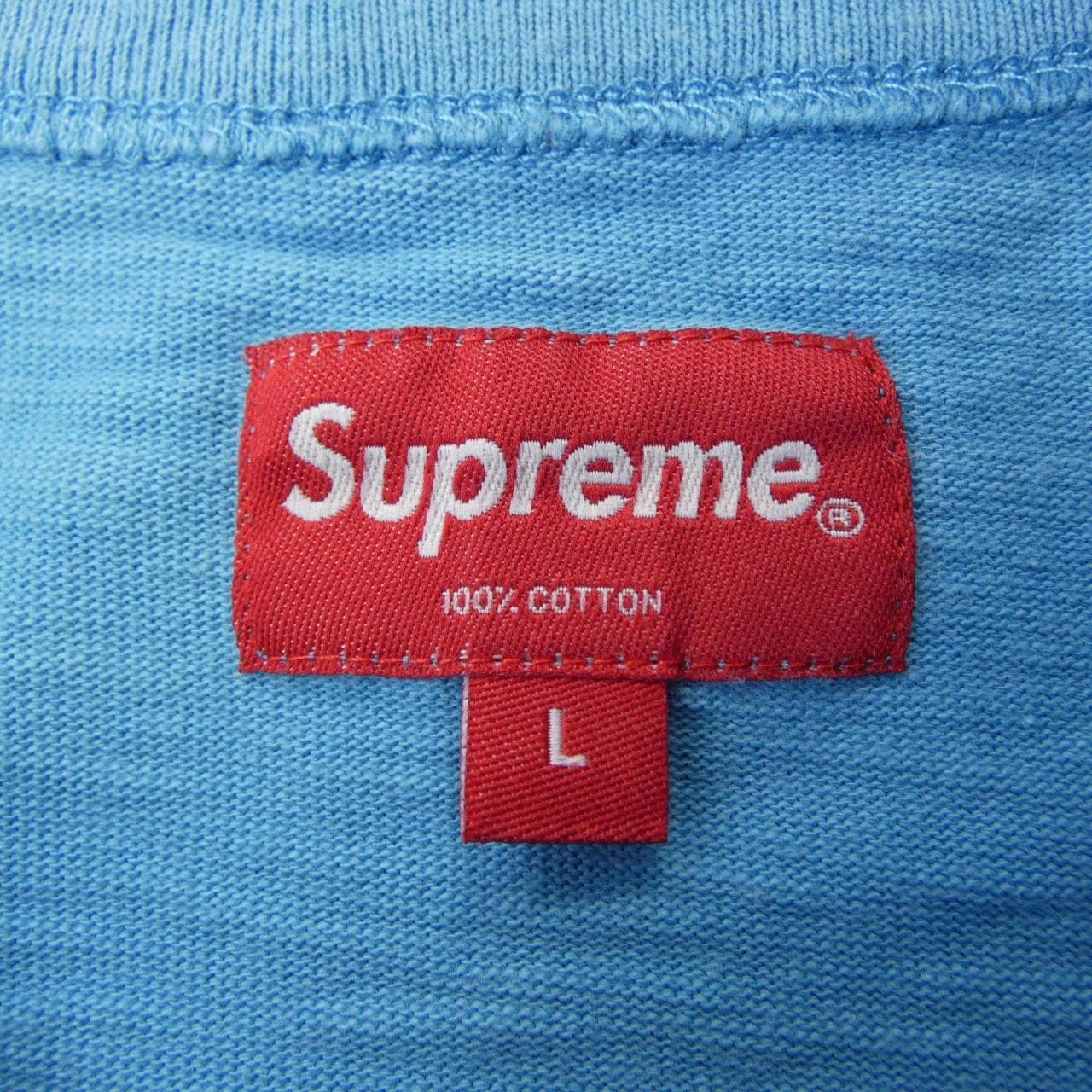 SUPREME Cut Logo S/S Top T-shirt