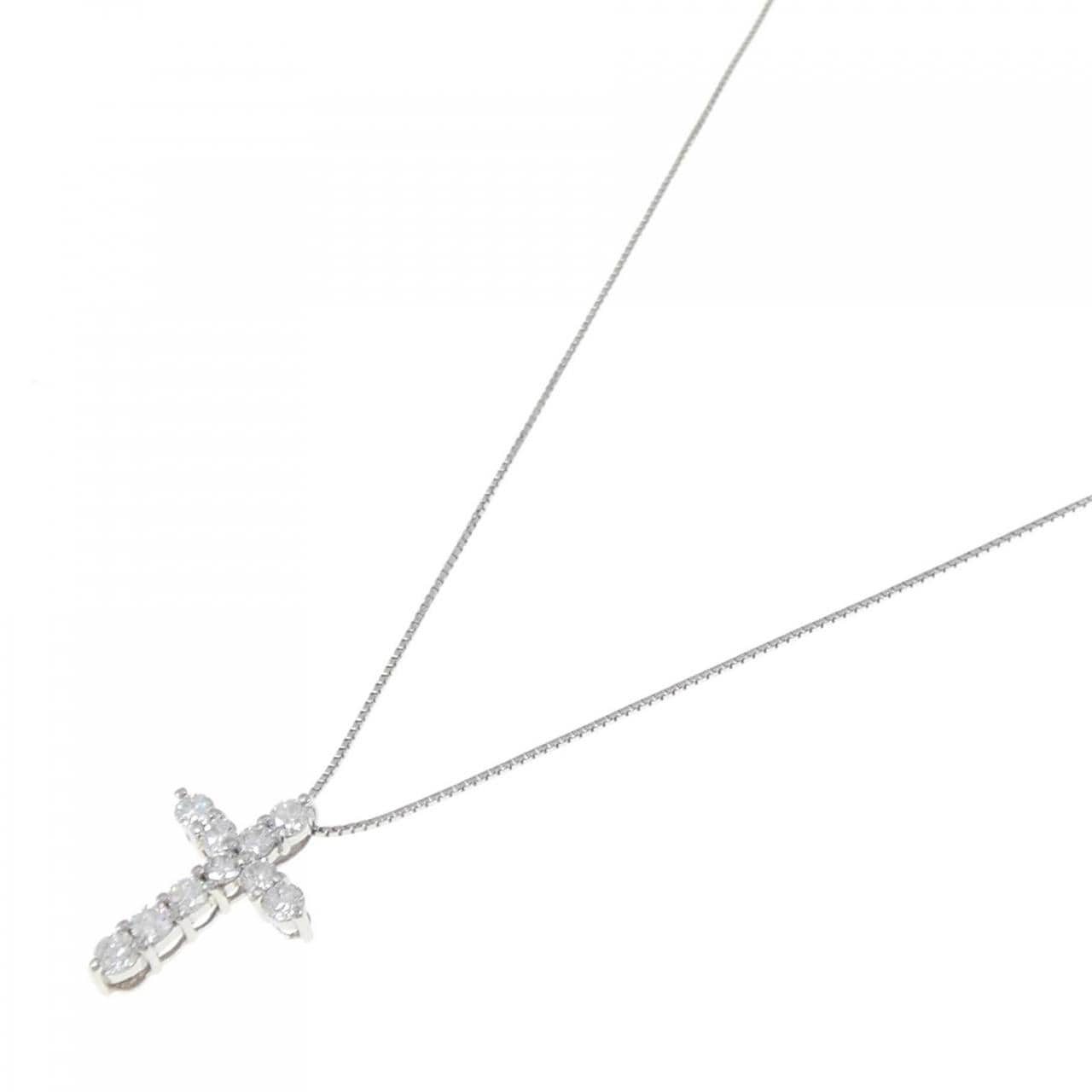 PT Cross Diamond Necklace 1.007CT