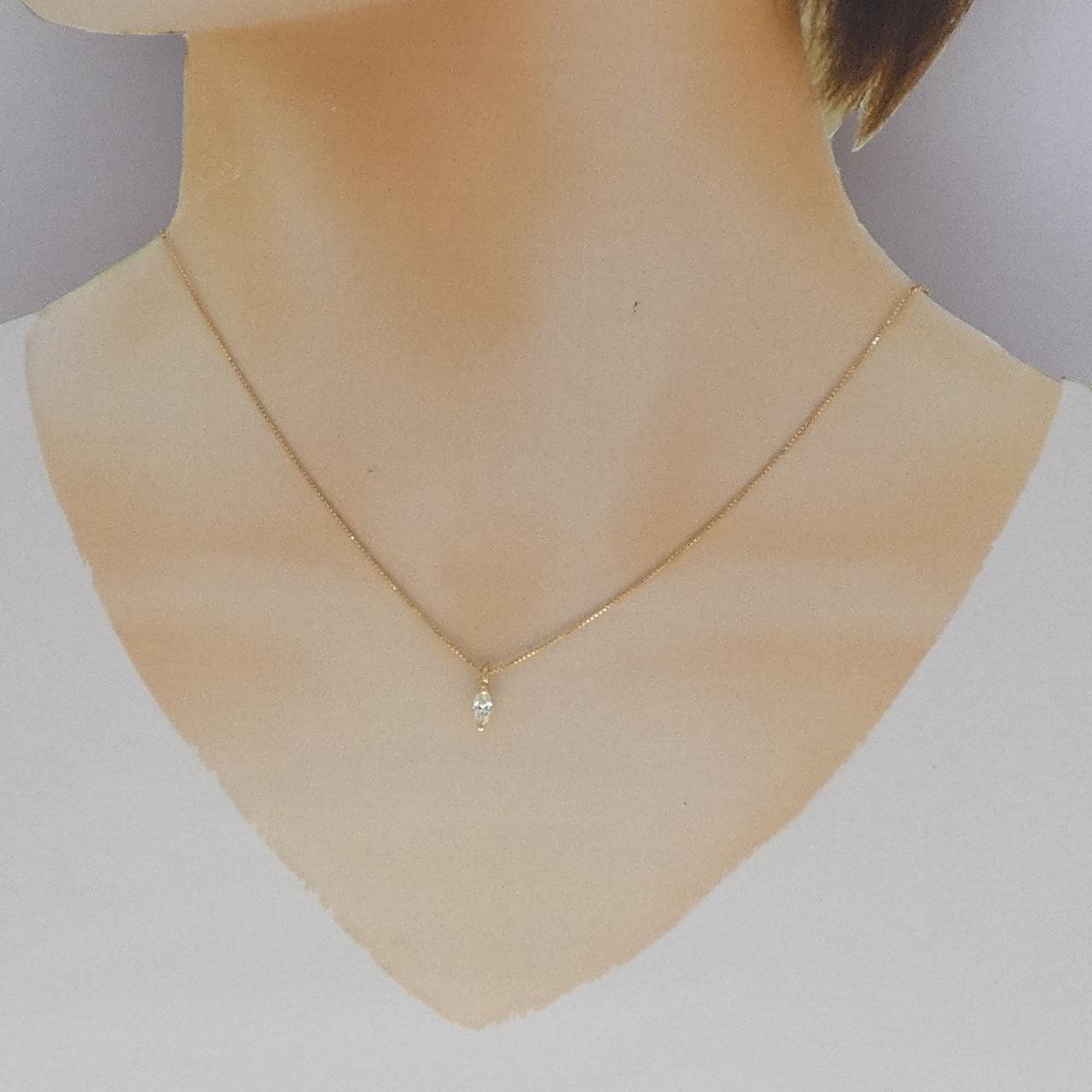 タサキ ダイヤモンド ネックレス 0.19CT