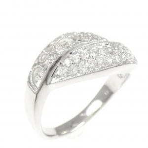 K18WG ダイヤモンド リング 0.30CT