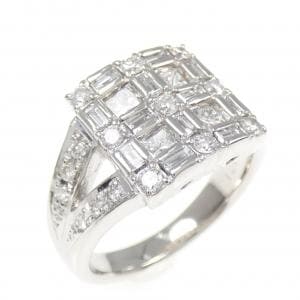 PT900 ダイヤモンド リング 1.20CT