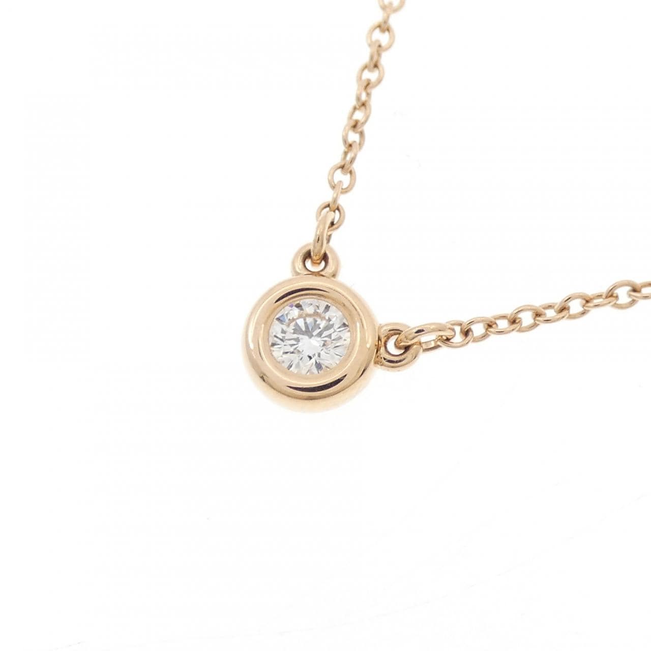 ティファニー バイザヤード ネックレス 0.10CT