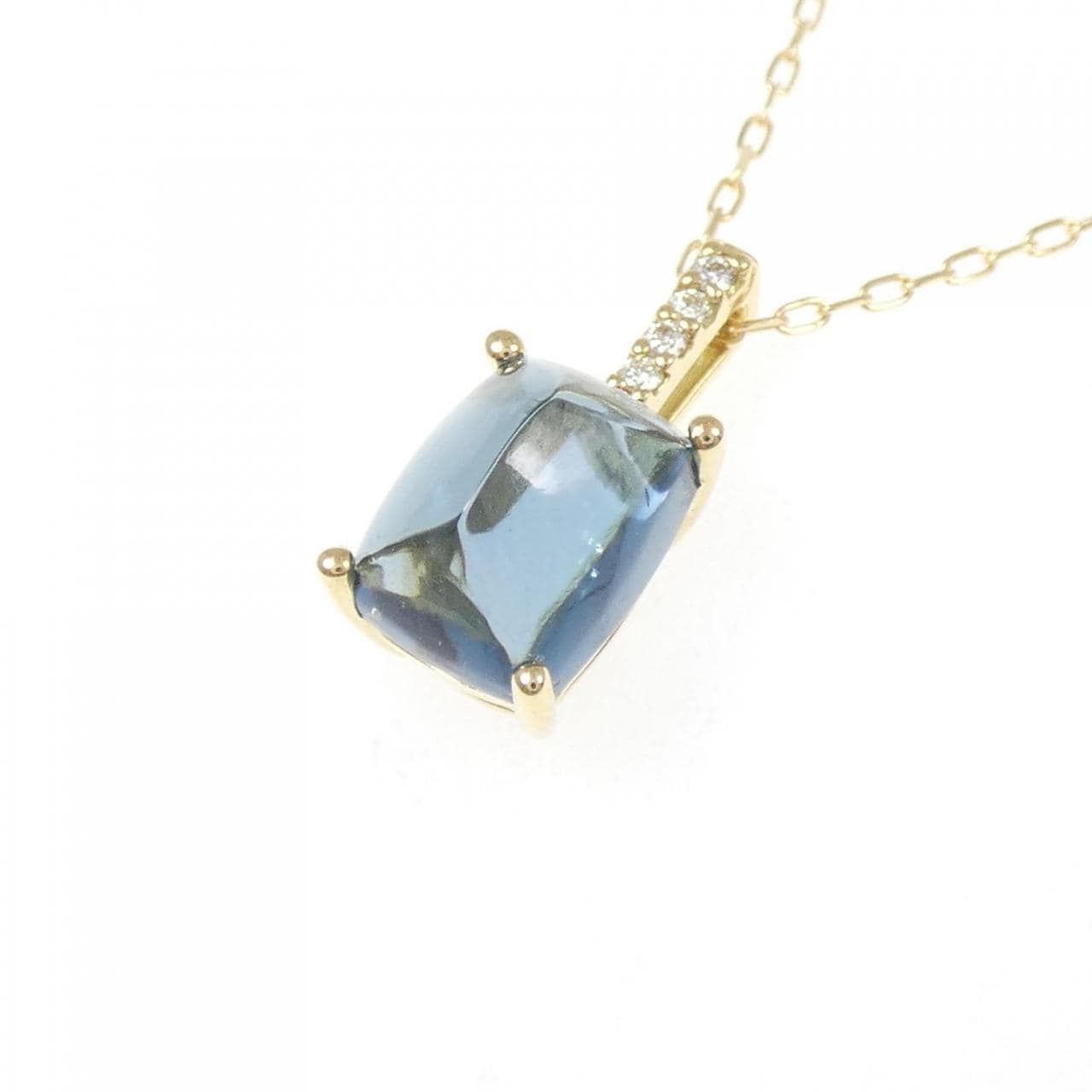 ジーエスティービー ブルートパーズ ネックレス 2.50CT