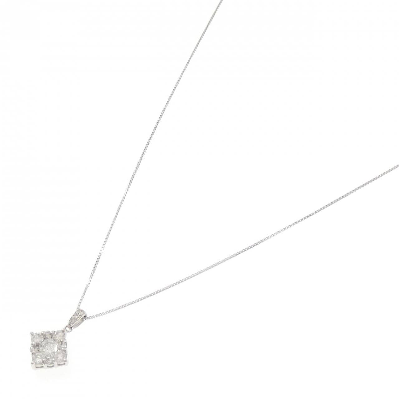 PT900/PT850 ダイヤモンド ネックレス 0.44CT