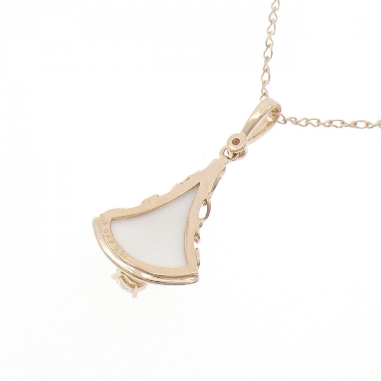 K18PG カルセドニー ネックレス