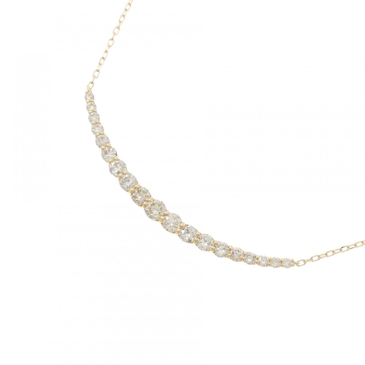 K18YG ダイヤモンド ネックレス 1.00CT