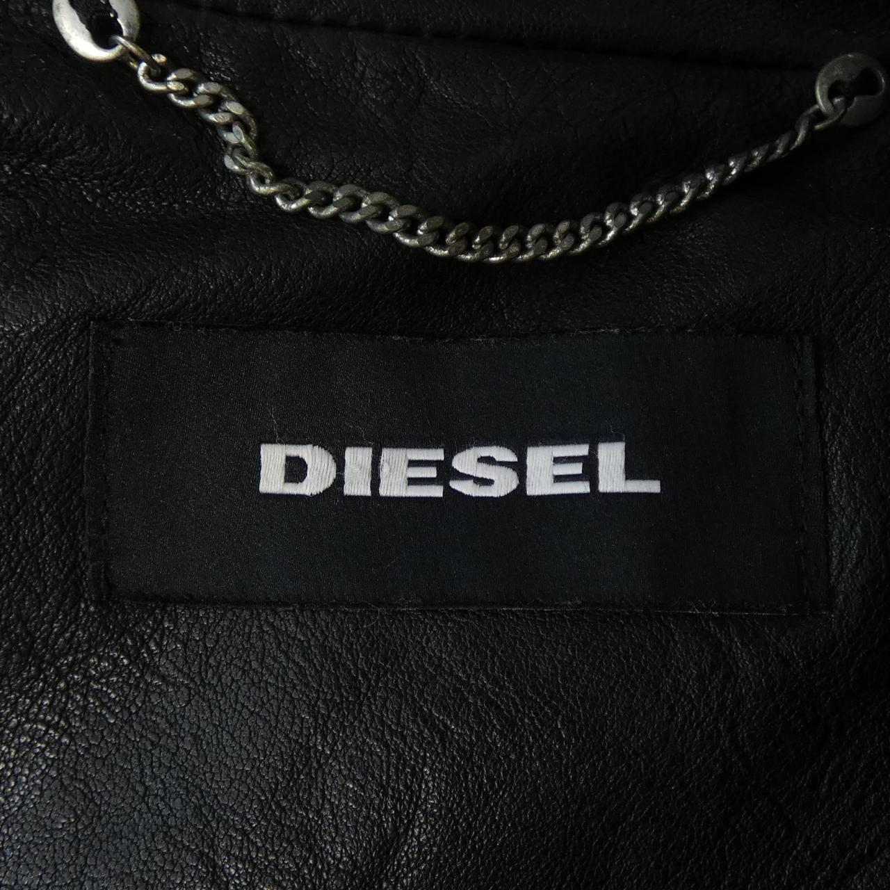 ディーゼル DIESEL レザーライダースジャケット
