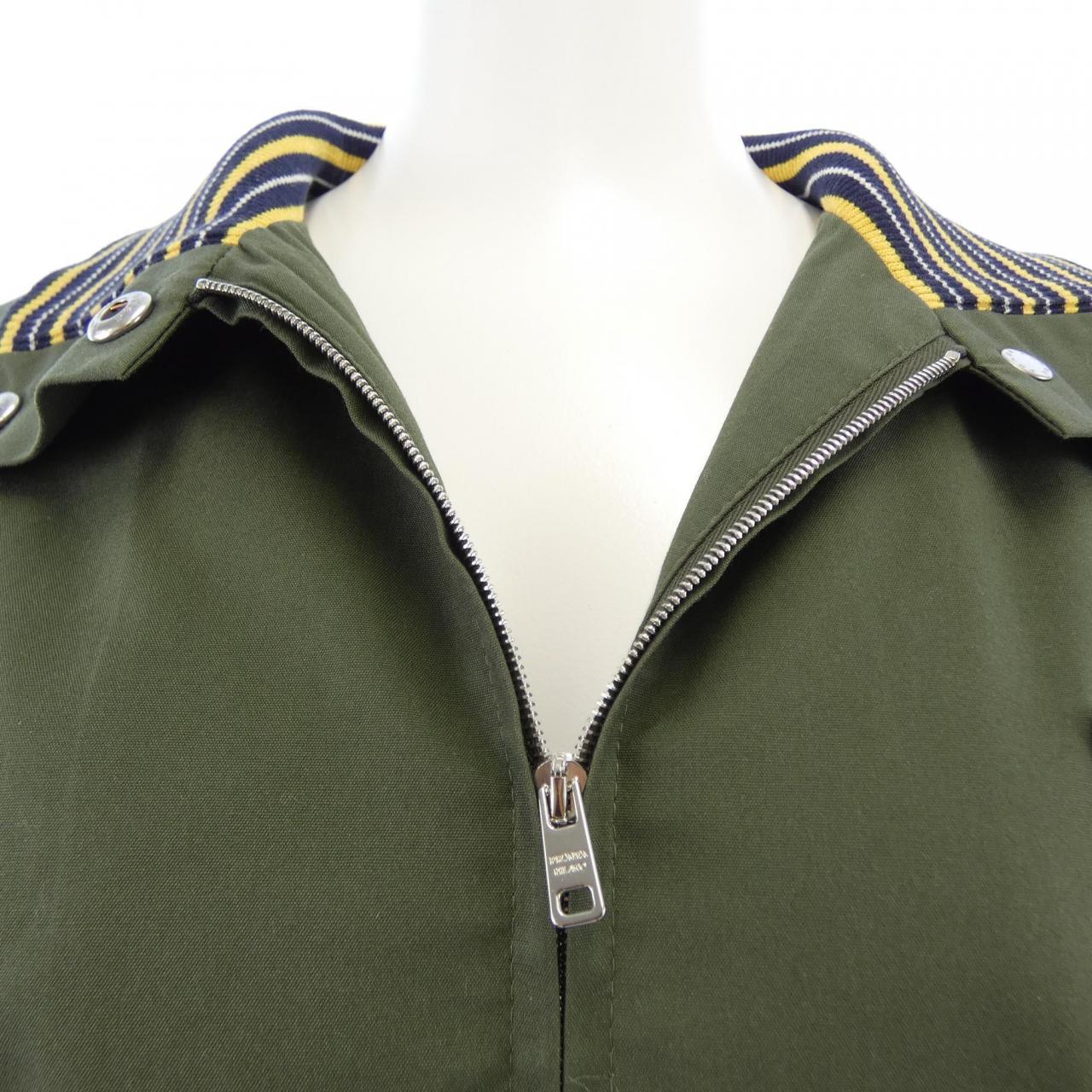 プラダ PRADA トライアングルロゴ ポプリン タートルネック ジャケット P8032 SOOO 19T0 ブルゾン