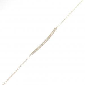 K10YG ダイヤモンド ブレスレット 0.08CT