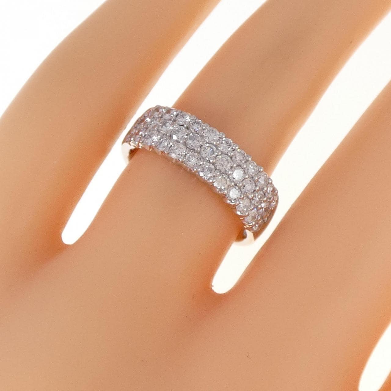 PT Pave Diamond Ring 1.00CT