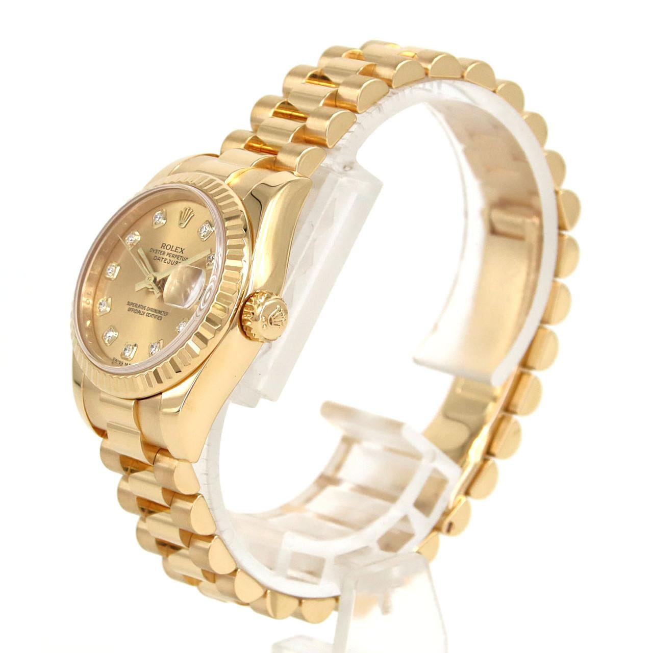 ロレックス デイトジャスト 179178G YG 自動巻 V番