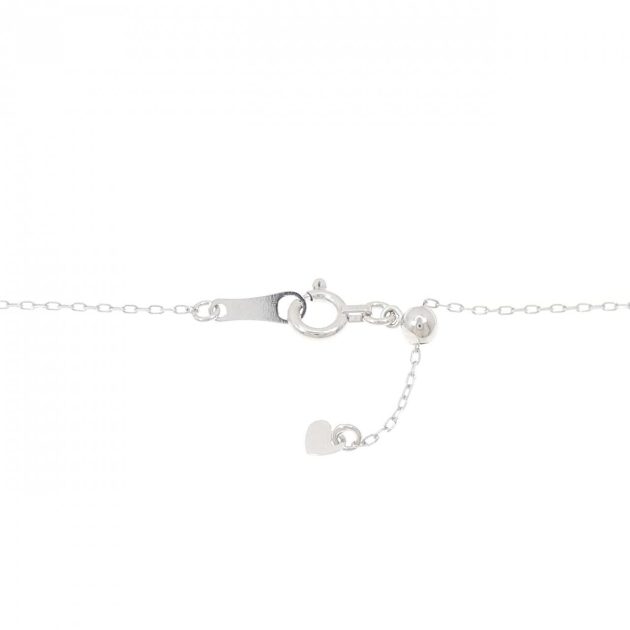 K18WG ダイヤモンド ネックレス 0.06CT