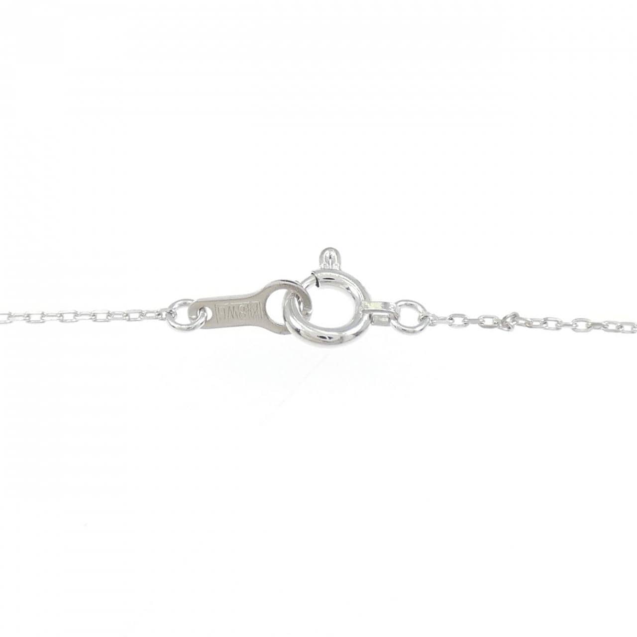 K18WG ルビー ネックレス 1.10CT