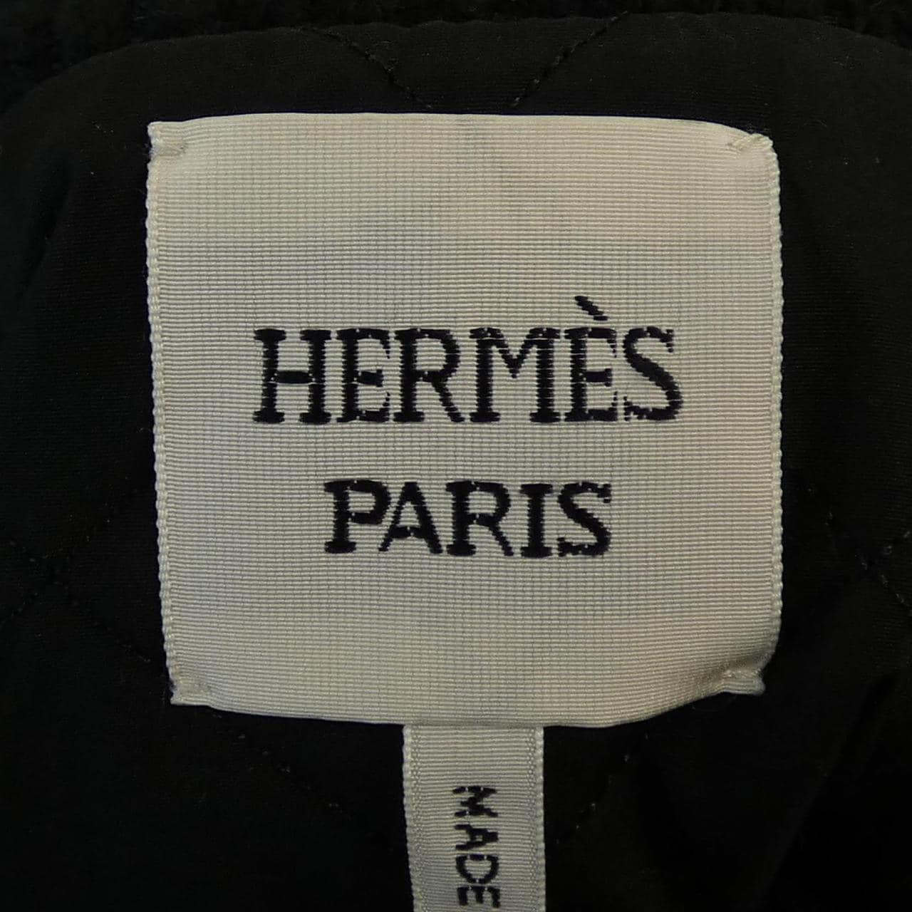 エルメス HERMES バーシティ スリーブジャケット 3H1210D2 レザーベスト