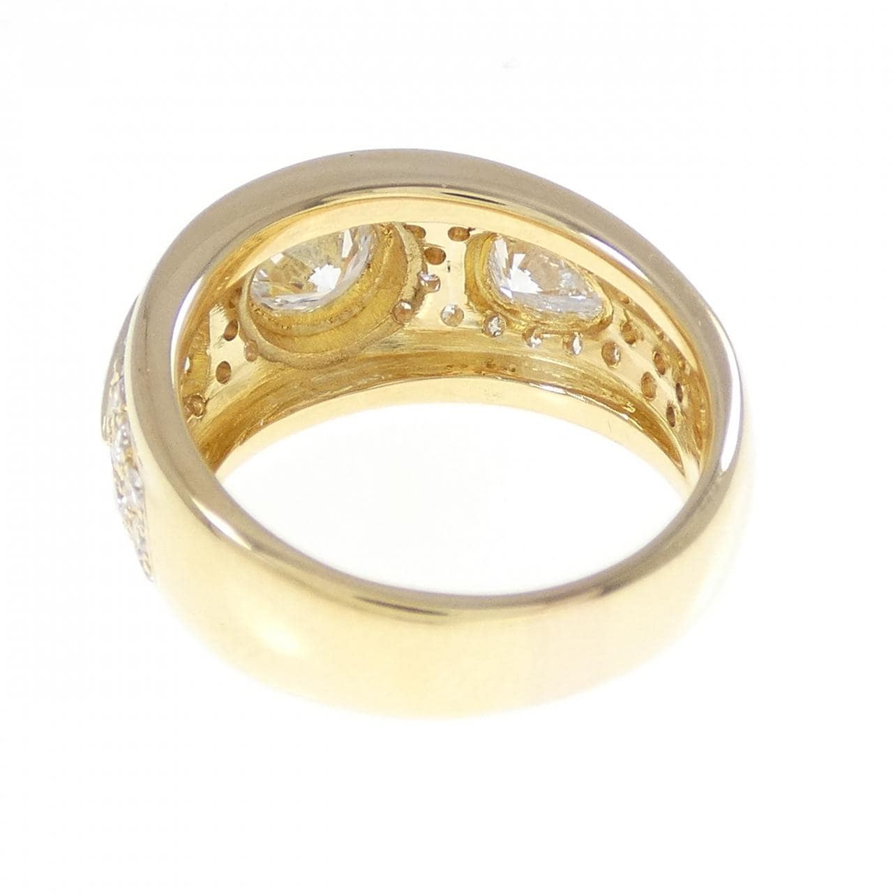K18YG ダイヤモンド リング 1.62CT