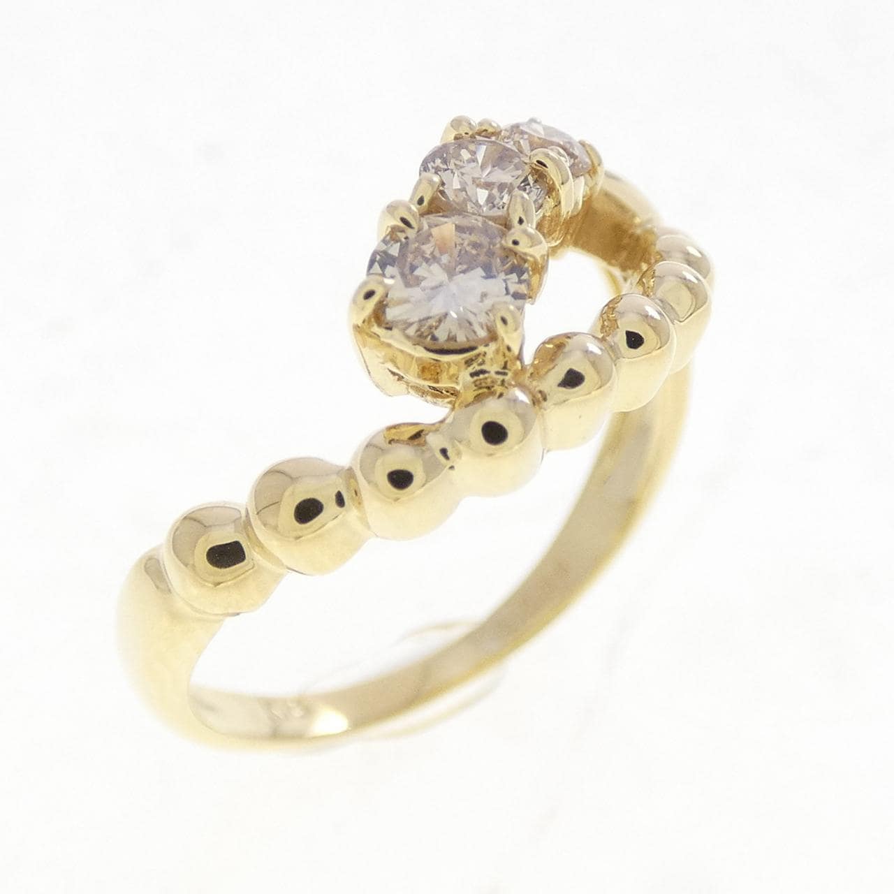 K18YG ダイヤモンド リング 0.30CT