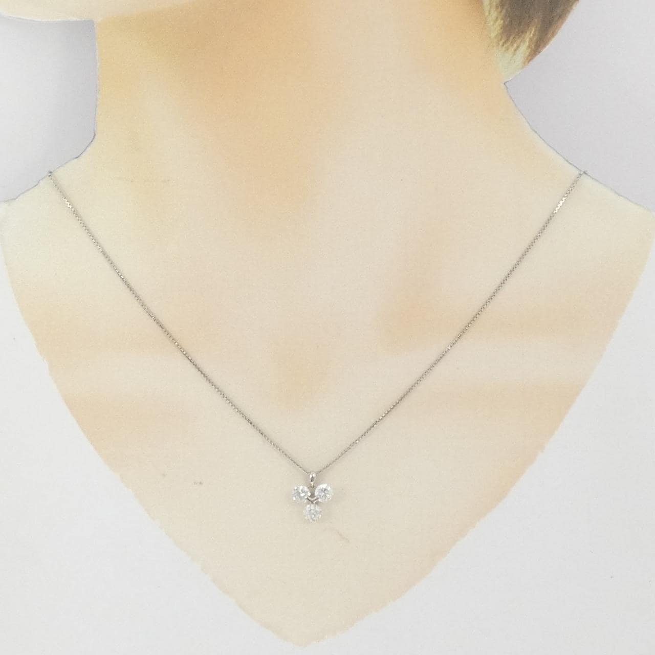 PT850 ダイヤモンド ネックレス 1.00CT