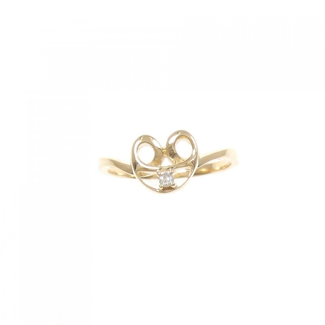 K18YG ダイヤモンド リング