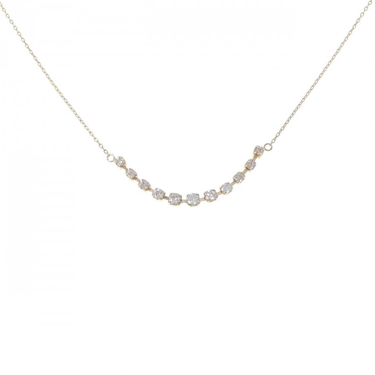 K18YG ダイヤモンド ネックレス 0.30CT