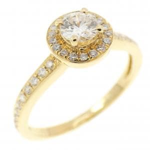 750YG ダイヤモンド リング 0.40CT