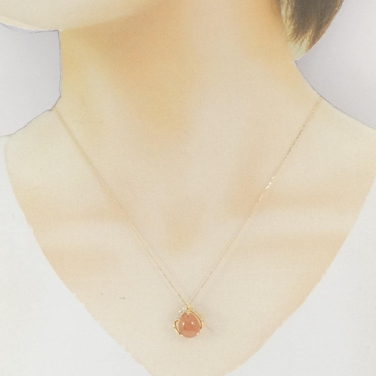 K18YG ロードクロサイト ネックレス 3.50CT