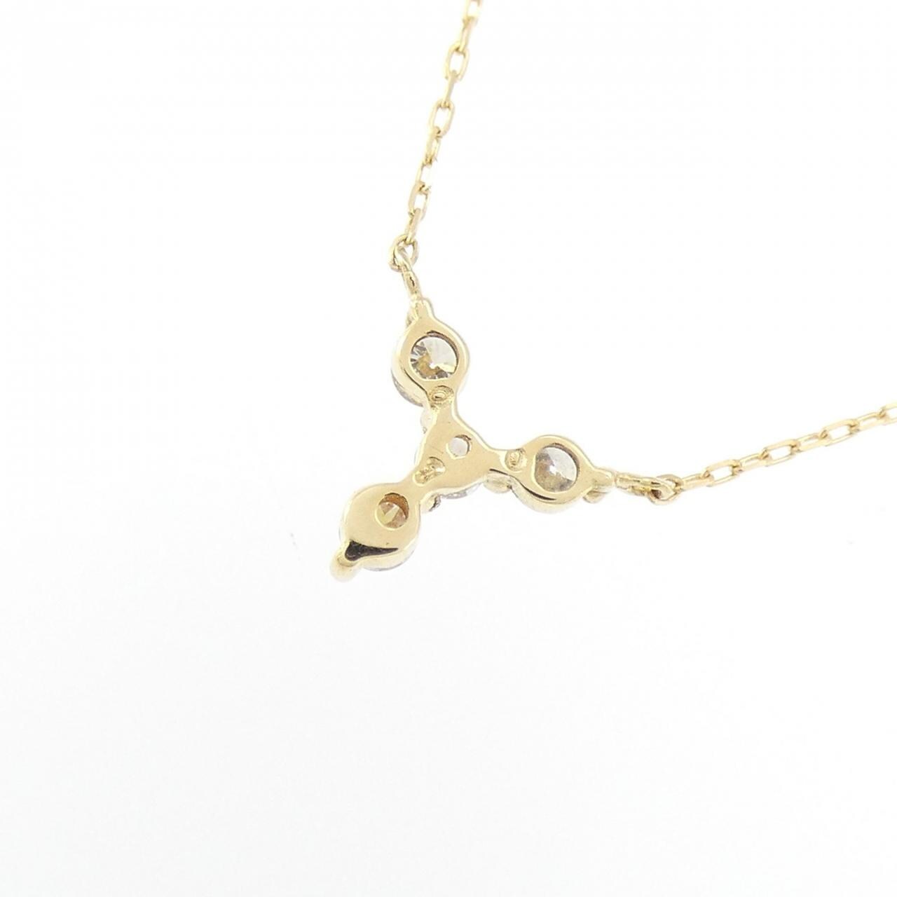 K18YG ダイヤモンド ネックレス 0.10CT