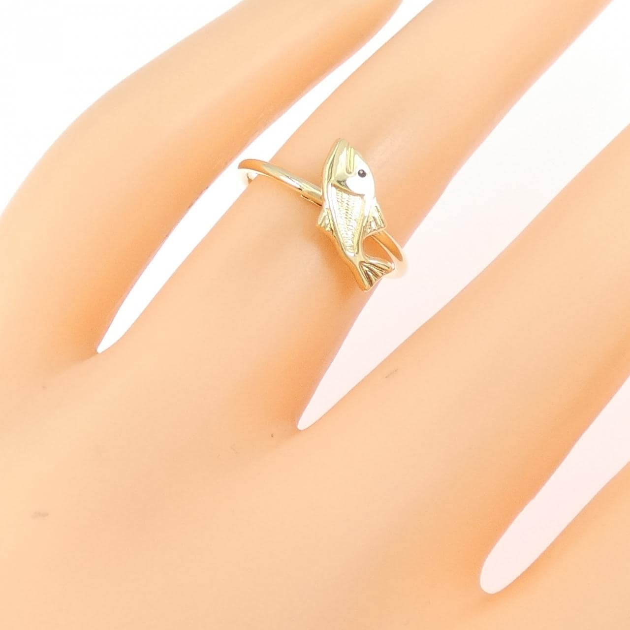 ウノアエレ フィッシュ エナメル リング