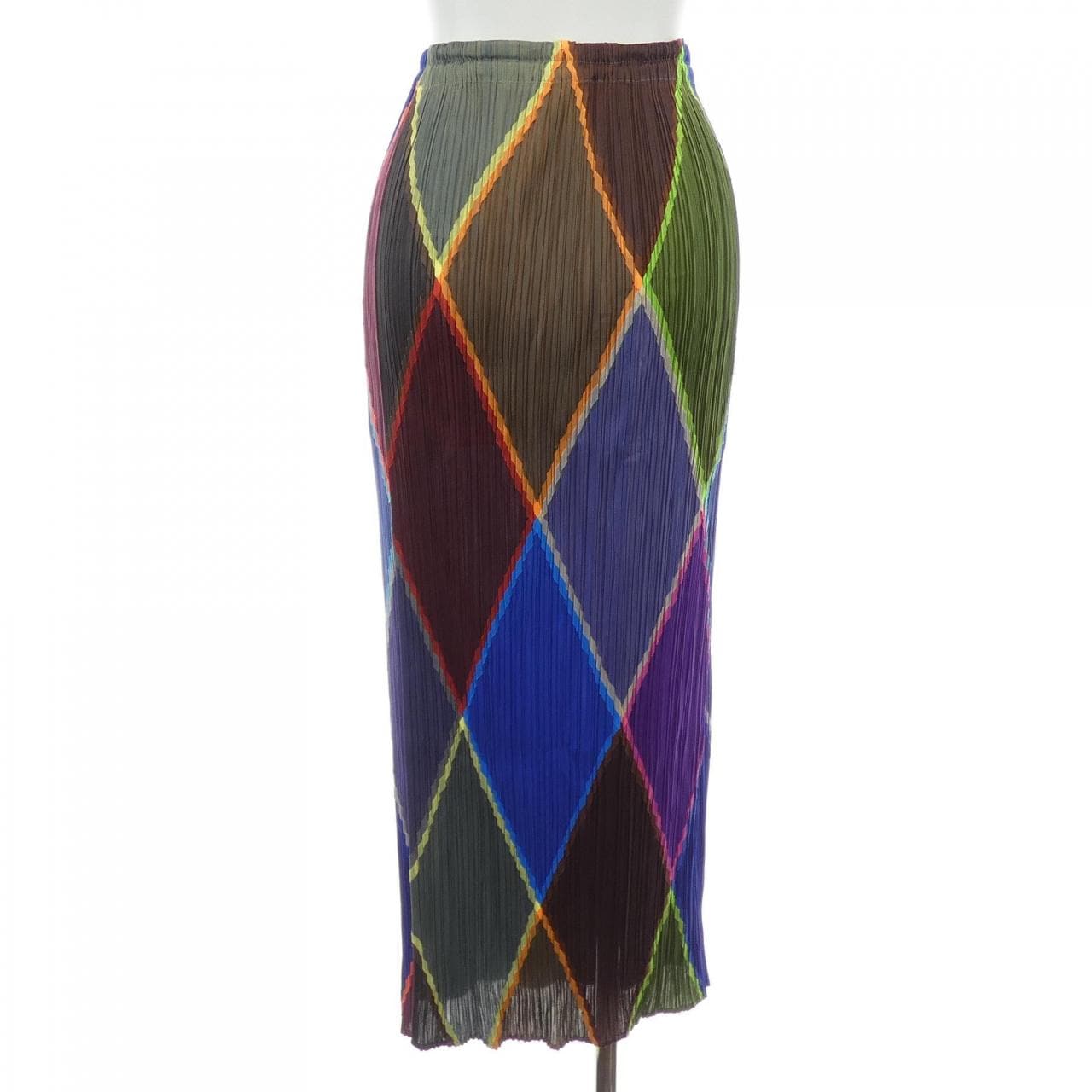 プリーツプリーズ PLEATS PLEASE 2006 パッチワーク PP64-JG121 スカート