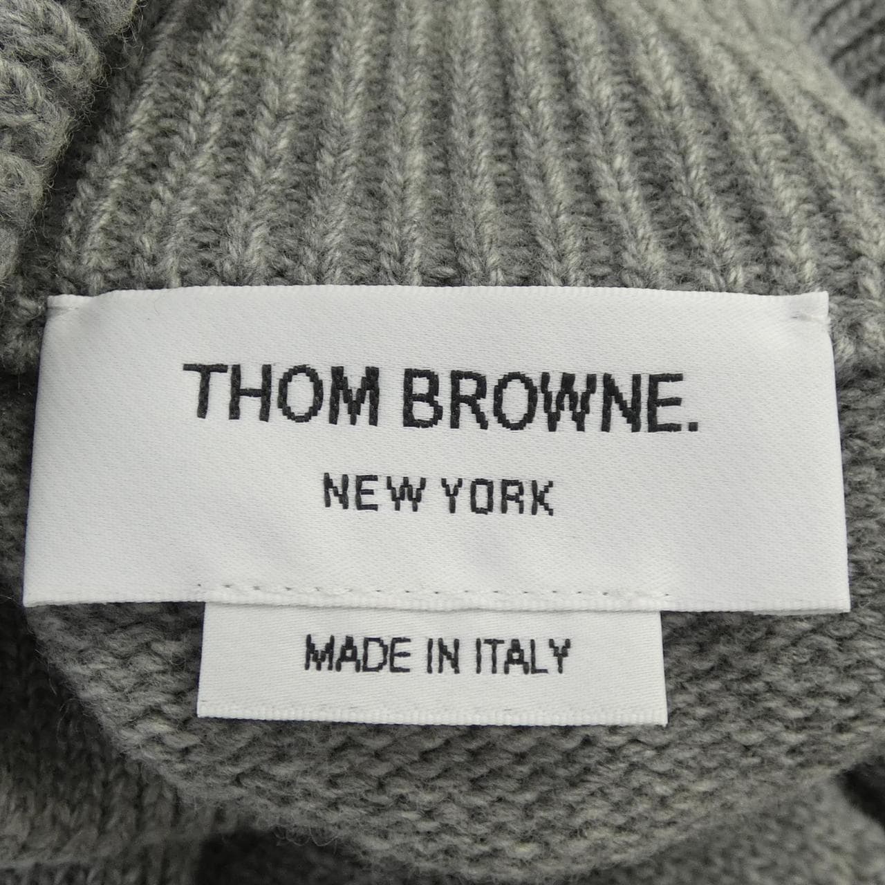 トムブラウン THOM BROWNE メリノウール 4-BAR ファネルネック プルオーバー MKA567A ニット