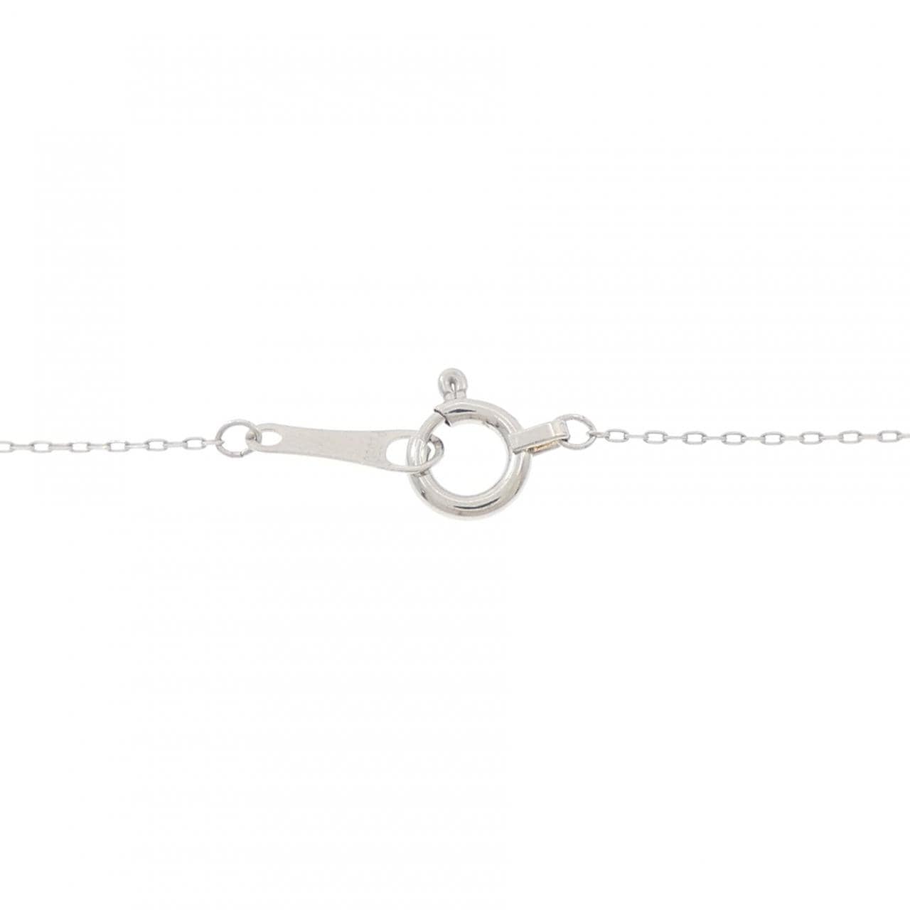 PT950/PT850 ソリティア ダイヤモンド ネックレス 0.10CT