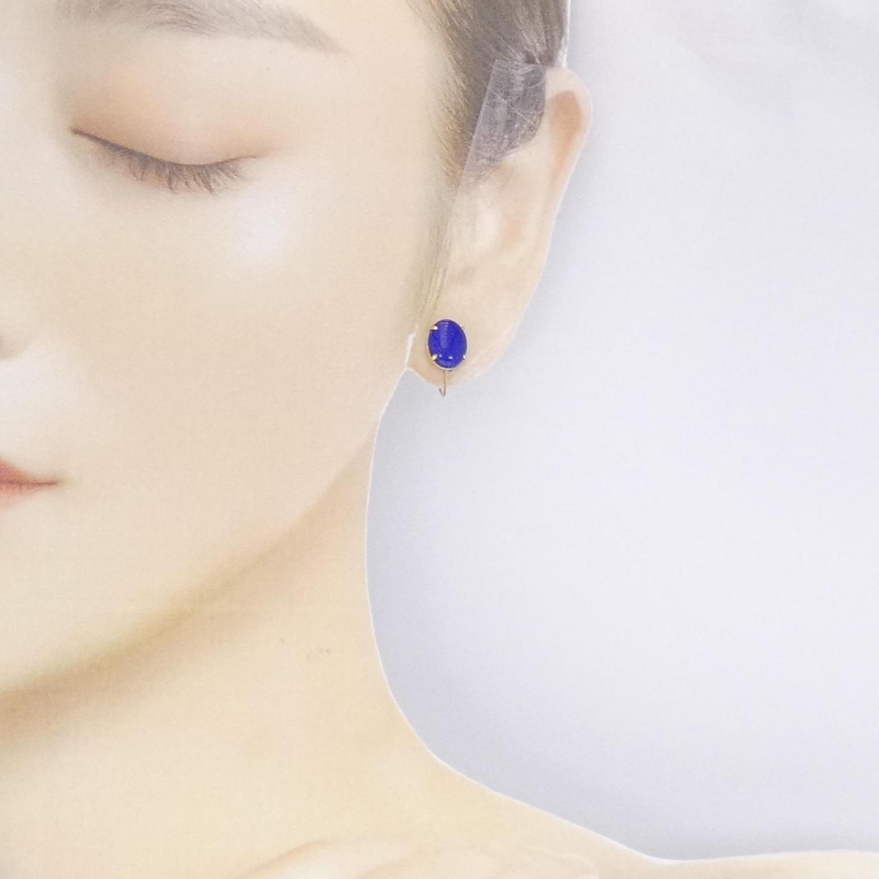 K18YG Lapis Lazuli Earrings