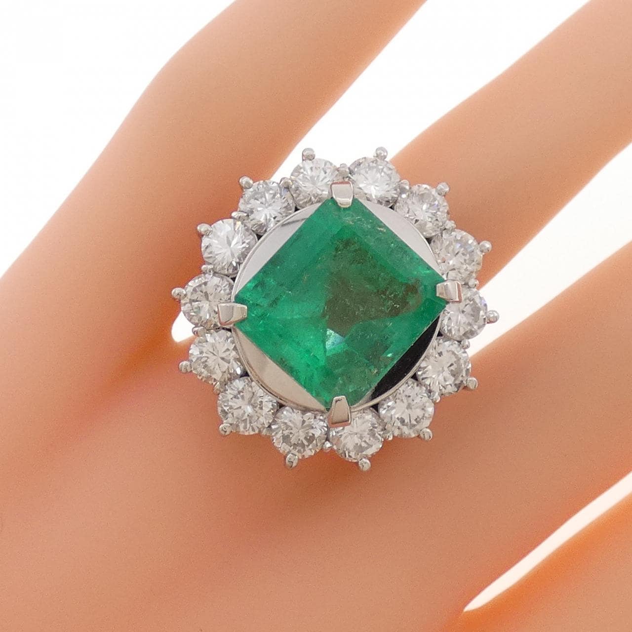PT900 エメラルド リング 9.46CT