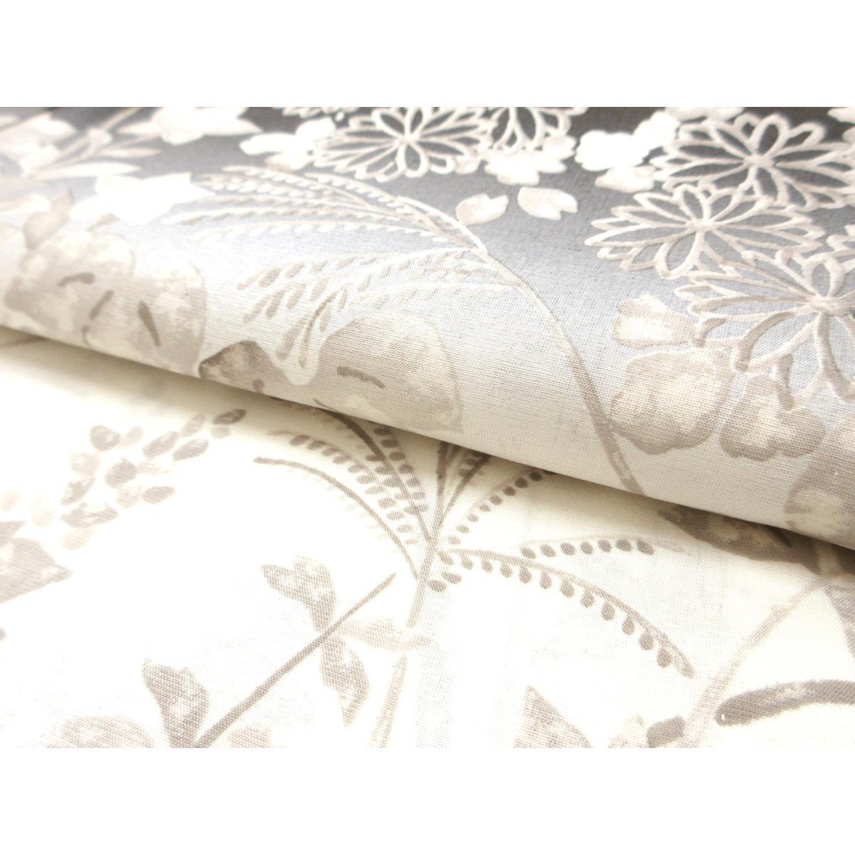 【未使用品】単衣訪問着　友禅加工ボカシ染【夏牛首紬】