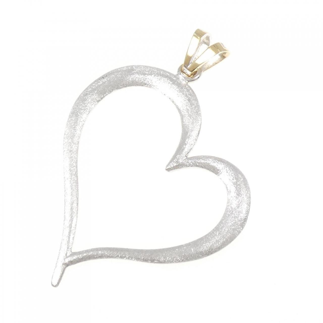 K18YG/K18WG ハート ペンダント